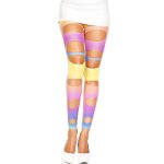 Music legs leggings arc en ciel ajouré multicolore Music legs leggings arc en ciel ajouré multicolore
