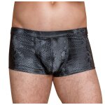 Nek boxer peau de serpent noir