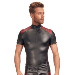 Nek tee shirt noir et rouge noir Nek tee shirt noir et rouge noir