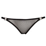 Noir handmade f119 culotte avec lment en tulle noir