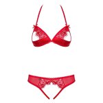 Obsessive 870 - sec - 3 ensemble 2 pcs ouvert - rouge rouge Obsessive 870 - sec - 3 ensemble 2 pcs ouvert - rouge rouge