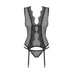 Obsessive meshlove corset & string noir