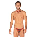 Obsessive mr merrilo - string et noeud papillon rouge rouge