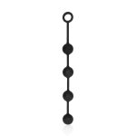 Ouch chaine anal silicone balles - medium - black