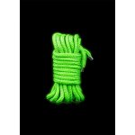 Ouch fluo corde - 5m / 16 strings - glow in the dark - neon green