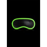 Ouch fluo masque yeux - glow in the dark - neon green / black