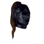Ouch! xtreme masque avec cheveux brun - black Ouch! xtreme masque avec cheveux brun - black