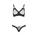 Passion ensemble celine bikini similicuir noir Passion ensemble celine bikini similicuir noir