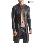 Regnes manteau wetlook mario noir Regnes manteau wetlook mario noir