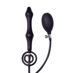 Rimba plug anal gonflable avec double ballon et pompe - noir Rimba plug anal gonflable avec double ballon et pompe - noir