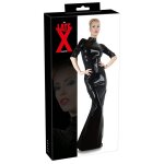 Robe longue latex noir