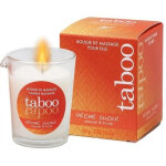 Ruf bougie de massage taboo arme pche sucre nectarine - 60 gr