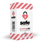 Safe préservatifs extra lubrifiés (10 pièces) Safe préservatifs extra lubrifiés (10 pièces)
