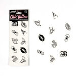 Secret play candy collection - tatouages temporaires pack de 10