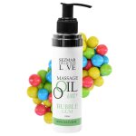 Sezmar huile de massage comestible parfum bubble gum - 100 ml