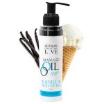 Sezmar huile de massage comestible parfum vanille ice cream - 100ml