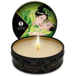 Shunga bougie de massage th vert exotique - 30 ml