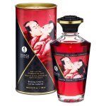Shunga huile chauffante aphrodisiaque cerise ardente 100ml
