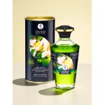 Shunga huile chauffante bio th vert comestible 100ml