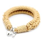 Sm fantasy collier corde hemp collar 45cm