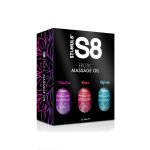 Stimul 8 coffret huiles de massage s8 3x50ml