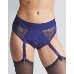 Strap - on - me harness diva - harnais porte jarretelle bleu bleu