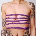 The sinners corde en chanvre premium violette violet