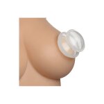 Xr brands suceur de tetons clear plungers silicone nipple large
