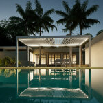 Sunny inch � kit �clairage bandeau led pour pergola 4x4 m pluton s�rie 57