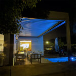 Sunny inch � kit �clairage bandeau led rgb multicolore pour pergola 4x4 m pluton s�rie 58