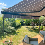 Sunny inch ® poteaux télescopiques pour store banne - anthracite Sunny inch ® poteaux télescopiques pour store banne - anthracite
