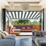 Sunny inch  store banne extrieur coffre intgral motoris et manuel pour terrasse - blanc gris