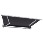 Sunny inch  store banne manuel monobloc pour terrasse - gris anthracite - 4 x 3 m
