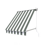 Sunny inch  store de fentre  projection avec coffre - 160 x 70 cm - blanc gris