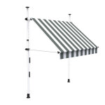 Sunny inch  store  projection autoportant sans perage - 200 x 150 cm - terrasse ou balcon - blanc ...