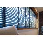 Sunny inch � store v�nitien en bois premium lames 50 mm avec galon d�coratif