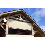 Sunny inch ® store vertical zip avec motorisation solaire sur mesure vénus 1950 Sunny inch ® store vertical zip avec motorisation solaire sur mesure vénus 1950