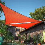 Sunny inch � voile d'ombrage imperm�able 220g / m� - 4 x 4 x 4 m - haute densit� - tissu d�perlant - ...