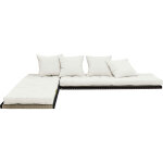 Karup design futon canapé lit 3 places 2x70x200 chico écru naturel Karup design futon canapé lit 3 places 2x70x200 chico écru naturel