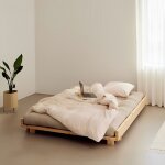 Karup design lit 160x200 en pin massif bois clair social Karup design lit 160x200 en pin massif bois clair social