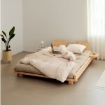 Karup design lit social bed en pin massif naturel avec dossiers et 2 tables de chevet 180x200 Karup design lit social bed en pin massif naturel avec dossiers et 2 tables de chevet 180x200
