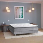Matelas simmons 651 ressorts ensachs + surmatelas intgr sw5 160x200