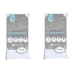 P'tit lit lot de 2 protges matelas bb allergostop sans traitement 60x120 cm