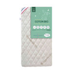 P'tit lit matelas bb sans traitement dhoussable coton bio 60x120