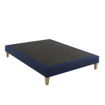 Sommier dco tapissier bleu marine rve - someo 180x200