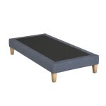 Sommier dco tapissier bleu ocan - someo 100x210
