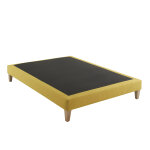 Sommier dco tapissier jaune aurore - someo 180x200