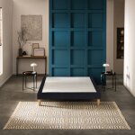 Sommier dco tapissier mediano gris fonc - bultex 160x200