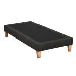 Sommier dco tapissier nuit noire - someo 2x70x200