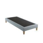 Sommier dco tapissier vert d'eau songe - someo 100x190